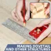 ENJOYWOOD Stainless Steel Dovetail Marker Gauge Dovetail Jig Guide Woodworking Scriber 45 Degree / 90 Degree Angle Ruler Square Measuring Ruler Router Table Height Gauge Depth Gauge