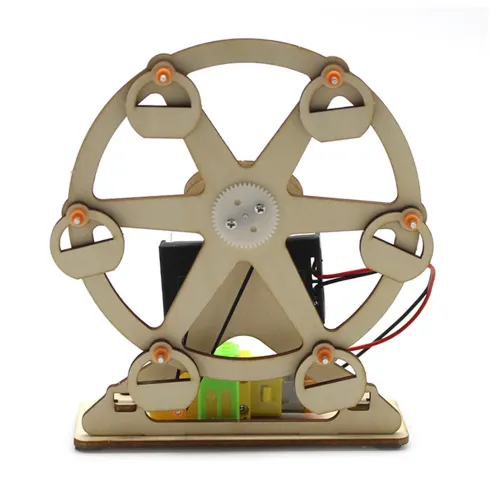Wooden Ferris Wheel Model Assembly Kit DIY Children's Science Experiment Education Toy Student Technology Small Production
