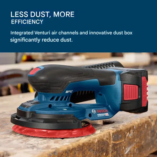 for Bosch Professional GEX 18V-150-3 Cordless Grinder 18V Brushless Motor 150mm Pad High Grinding Efficiency Dust Management Lightweight Design