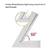 ETOPOO Machinist Carpenter Engineer 60 Degree Angle Ruler Measuring Ruler Corner Ruler With Seat Woodworking Tool