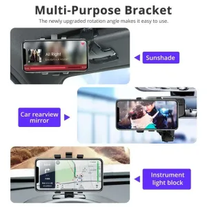 Parking Number Car Mobile Phone Holder Bracket Upgrade Multi-functional Vehicle With Navigation Rotating Car Dashboard Mobile Phone Bracket