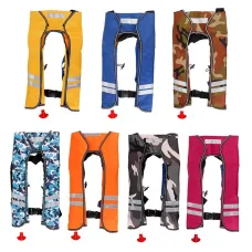 Automatic Inflatable Life Jacket Inflation Adult Survival Aid Vest With Luminous Film Super Floating Swimwear Water Sport Swimming Fishing Snorkel Survival Jacket