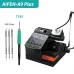 AIFEN A9 Plus Soldering Station 120W Temperature Control 100C-450C Anti Splash Cleaner 4 Segment Storage 245 Tips