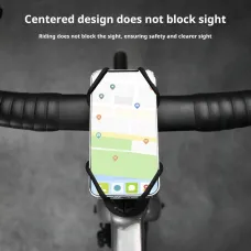 BENGGUO 1pcs Bike High Strength Straps Holder Elastic Bicycle Handlebar Silicone Strap Band for 4.7-7.0 inch Phone Cycling