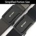 TUSH120cm Mens Automatic Buckle Tactical Belt Military Sturdy Nylon Belt for Outdoor Work Business Police Duty