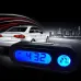 Mini Electronic Car Clock Watch Dashboard Clock Night Light Temperature LCD Backlight Digital Display Time Watch Auto Dashboard Clocks Luminous Thermometer