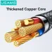 USAMS SJ750 100W Type-C to Type-C Cable PD Fast Charging Data Transmission Tinned Copper Core Line 1.2M Long for iPhone 16 16 Pro 15 15 Plus for Huawei Mate XT for Xiaomi 15pro