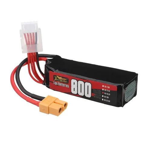 ZOP Power 4S 15.2V 800mAh 60C 11.84Wh LiPo Battery XT60 Plug for RC FPV Racing Drone Airplane Helicopter