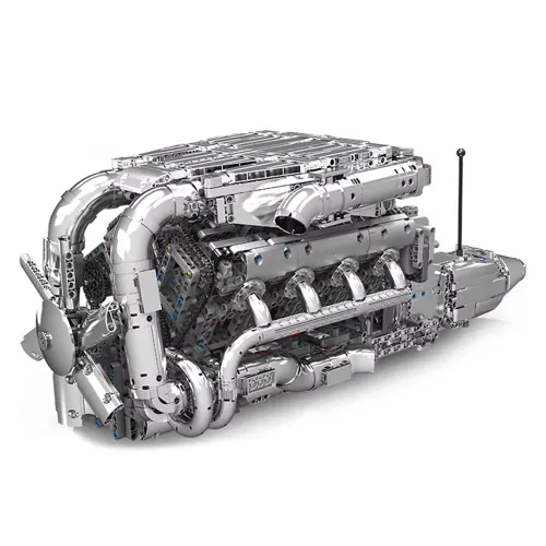 Mould King 10168 Technical Car Engine Twin-Turbo Engine Building Blocks Assembly Kit 2899+PCS Toys Kids Christmas Gifts