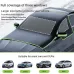 Car Oxford Cloth Snow Cover Windshield Antifreeze Covers 6 Strong Magnets with Reflective Strips for Cars and SUVs