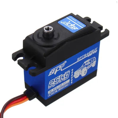 4PCS SPT Servo SPT5425LV 25KG 90 Large Torque Digital Metal Gear Servo For 1:8 1:10 RC Robot Car Boat