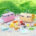 IPRee Folding Basket Picnic Basket Outdoor Handheld Basket Insulation Box Household Supermarket Shopping Storage Basket