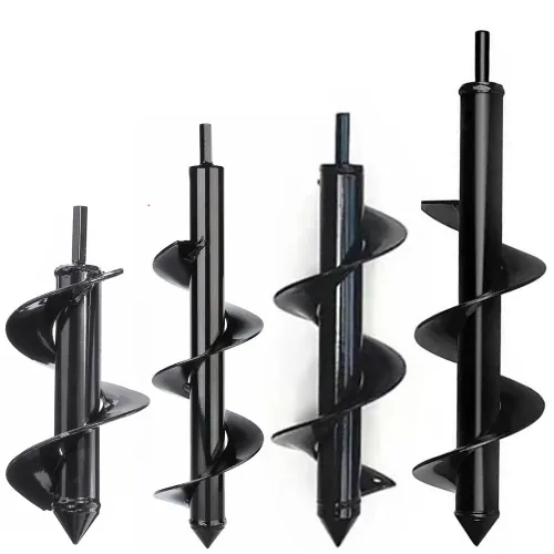 8cm Diameter Earth Auger Hole Digger Tools Planting Machine Drill Bit Fence Borer Petrol Post Hole Digger Garden Tool 4 Size Option