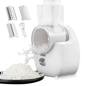 50W Multifunctional Vegetable Cutter Kitchen Drum Electric Vegetable Cutter Vegetable Slicer Potato Grater Electric Cheese Grater