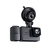 1080P 3 Channel Dash Cam Front and Rear Inside Full HD Recording With Night Vision Wifi Driving Recorder High-Definition Video Parking Monitoring With Night Vision