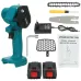 4In Mini Cordless Rechargeable Electric Chainsaw One-Hand Chain Saws Woodworking Cutting Tool W/ 1 or 2pcsch Pruning Cutter