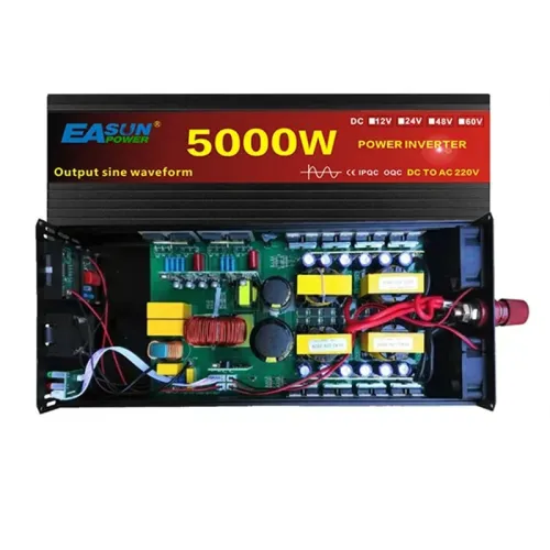 Easun Power 5000W Pure Sine Wave Solar Power Inverter D12V 24V A220V Portable Power Bank Converter Car Micro Inverter