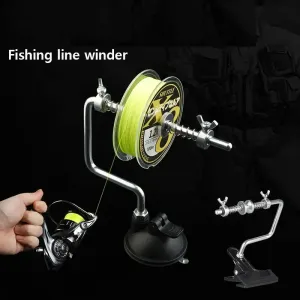 Aluminium Alloy Coil Fishing Reel Line Winder System Line Spooler Vacuum Spooling Fishing Line Tackle Tools