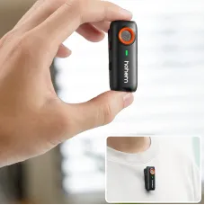 Hohem MIC-01 1-to-1 Wireless Lavalier Microphone DSP Noise Cancelling Recording Live Streaming Mic Plug and Play for iPhone Android