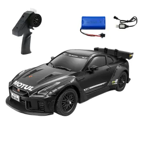 MNR/C 268 1/16 2.4G 2WD RTR Full Scale Mini GTR R35 Drift RC Car W/ Gyro Two Speed LED Lights Vehicle Models
