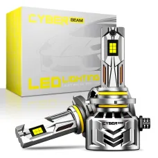 CYBERBEAM A900-C27 H4 / H7 / H11 / H13 / 9012 / 9005 240W 60000LM Pair Car LED Front Headlights LED Bulbs 6500K Bright White Light IP68 Waterproof