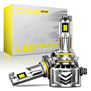 CYBERBEAM A900-C27 H4 / H7 / H11 / H13 / 9012 / 9005 240W 60000LM Pair Car LED Front Headlights LED Bulbs 6500K Bright White Light IP68 Waterproof