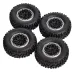 4PCS LDRC RC Car Upgraded Parts Soft Tires Wheels Rims for 1297 1299 WPL B14 B24 C14 C24 C34 C44 MN D90 91 96 99 99S RC Cars Vehicles Models Accessories L0001-6
