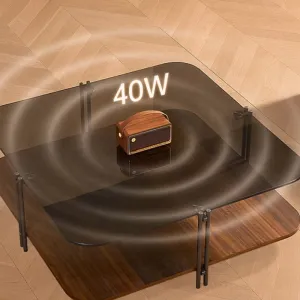 Edifier M285 40W Retro Portable Speaker bluetooth Speaker 360 Sound Field Hi-res Audio 19H Playback TWS Support USB Soundcard TF Card Playback Handheld Outdoors Speakers