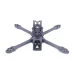 STEELE 5 220mm Wheelbase 5mm Arm Thickness Carbon Fiber X Type 5 Inch Freestyle Frame Kit Support Caddx Vista HD System for RC Drone FPV Racing