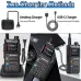 BAOFENG AR26 Walkie Talkie GPS Real-Time Positioning Voice Recording 10W Output 1000 Channels NOAA Weather Reception EU Plug