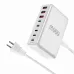 [GaN Tech]Bakeey YMX-600W 600W 8-Port USB PD Charger 5USB-C+3USB-A QC PD3.1 Fast Charging Desktop Charging Station EU Plug US Plug for iPhone 16 15 Plus 14 13 12 Pro for Huawei Mate XT for Xiaomi 15pro for Oppo A5 Pro