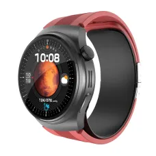 S28 1.39inch HD Screen Air Pump Airbag Type NFC bluetooth Call Heart Rate Blood Pressure Blood Glucose SpO2 Monitor Sleep Monitoring Uric Acid Lipid Function Breathing Exercise SOS Emergency Call Multi-sport Modes Music Playback Smart Watch