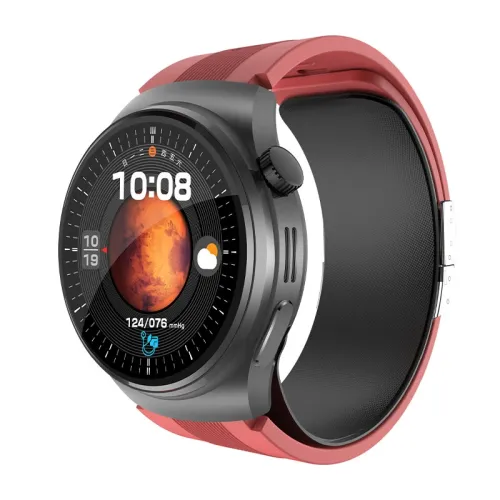 S28 1.39inch HD Screen Air Pump Airbag Type NFC bluetooth Call Heart Rate Blood Pressure Blood Glucose SpO2 Monitor Sleep Monitoring Uric Acid Lipid Function Breathing Exercise SOS Emergency Call Multi-sport Modes Music Playback Smart Watch