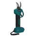 Drillpro Cordless Electric Pruning Shears with Powerful Brushless Motor and SK5 High Carbon Steel Blade for Quick and Efficient Cutting Ideal for Gardening Landscaping and Farming Includes Rechargeable Lithium Batteries