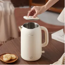 KONKA 2.5L 1800W Electric Kettle Water Boiler & Thermos 2-in-1 Fully Automatic Insulation Household 304 Stainless Steel Hot Water Kettle