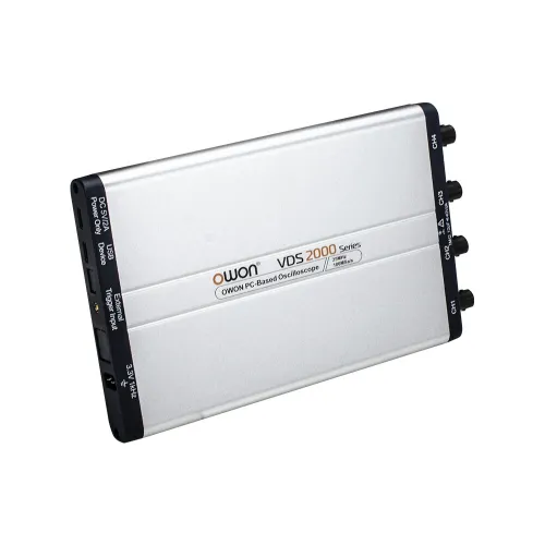 OWON VDS2000 Series PC Oscilloscope 25MHz Bandwidth 100MSa/s Sampling Rate Multi-Platform Compatible USB Interface 8-Bit Vertical Resolution