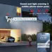 Srihome SH055 8MP WIFI IP Camera 5X Zoom Three Lens Two Screen AI Humanoid Detection Night Vision Two-way Intercom HD PTZ Home Security CCTV Monitor Cameras