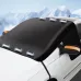 Winter Car Windshield Snow Cover Universal Fit All Season Protection Front Side Rearview Thickened Magnetic Anti Snow Ice UV Multi-Layer Fabric