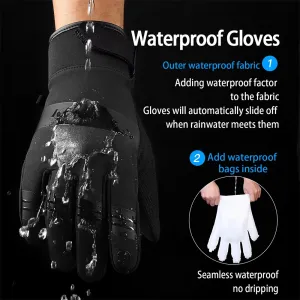 3M Waterproof Outdoor Warm Gloves for Outdoors Sports Ski Motorcycle Cycling
