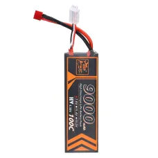 ZOP Power 7.6V 9000mAh 100C 2S LiPo Battery T Deans Plug for RC Car