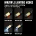 IPRee Rechargeable LEPortable Light Super Bright Flashlight Camping Light Work Light 5 Lighting Modes Waterproof Outdoor Light