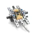MOC Technical Differential with Wheels Rear Drive System Shock Absorbing Car Chassis Building Blocks Model
