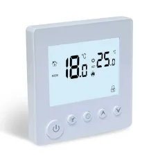 KC01 Water Electric Floor Heating Wall-mounted Thermostat AC90V-240V High Power 3A 16A 25A Temperature Controller Digital LCD Display for Indoors House Room