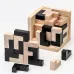 Wooden Cube Puzzle Letter 54T/54L Luban Locking Creative Educational Toy Brain IQ Mind Early Learning Game Gift Children