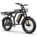 EDIRECT URLIFT2 Electric Bike 48V 15.6AH 500W(Peak 1500W) Motor Recommended Top Speed 25KM/H 20inch Fat Tire 160KM Max Mileage 120KG Max Load Electric Bicycle