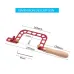 Woodworking Hand Saw Coping Saw Aluminum Alloy Frame Wooden Handle 337mm with Diamond Wire Versatile Cutting for Ceramics Glass Wood and Metal