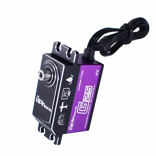 YIPINServo 25KG Digital Servo Metal Gear Servo Waterproof for 1/8 1/10 Scale RC Cars Robot Manipulator