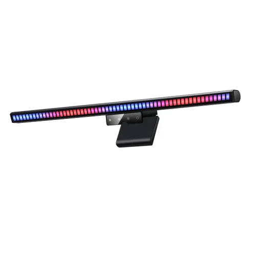 BlitzWolf BW-NEW CML4 RGB Gaming Monitor Light Bar APP Control Dual Light Source Adjustable Light Color Temperature Eye Protection Anti-Glare USB e-Reading Light Touch Control for Home Office PC Computer