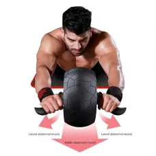 Multi-Layer Ab Wheel Roller Mute Labor-Saving Smart Brake Practical Automatic Rebound Abs Trainer Wheel Exercise Equipment for Body Shaping Abs Core Workout