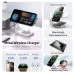 4 in 1 Wireless Magnetic Charger Metal Shell Fast Wireless Charging Station Stand Dock for Smart Phone for iPhone 17 17Pro 16 15 Pro Max for SAMSUNG for XIAOMI for Apple Watch for Airpods